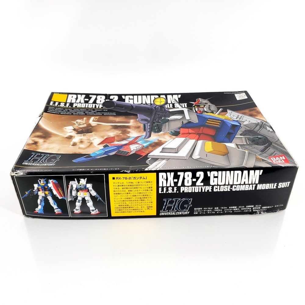 Gundam RX-78-2 E.F.S.F Prototype Close Combat Mobile Suit Bandai New Open Box - Picture 6 of 11